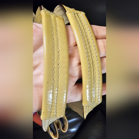 Coach Multicolored Sateen Soho Pleated Scarf Print purse bag EUC - Picture 10 of 16